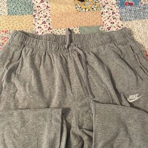 Mens Grey Nike sweatpants